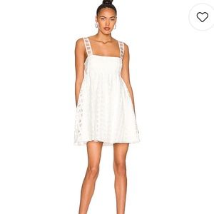 Amanda Uprichard Russo dress in white check